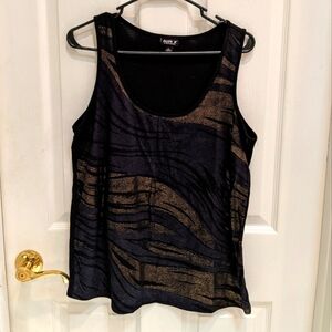 🐢Allen B.By Allen Schwart Women's Tank Top Sz Large